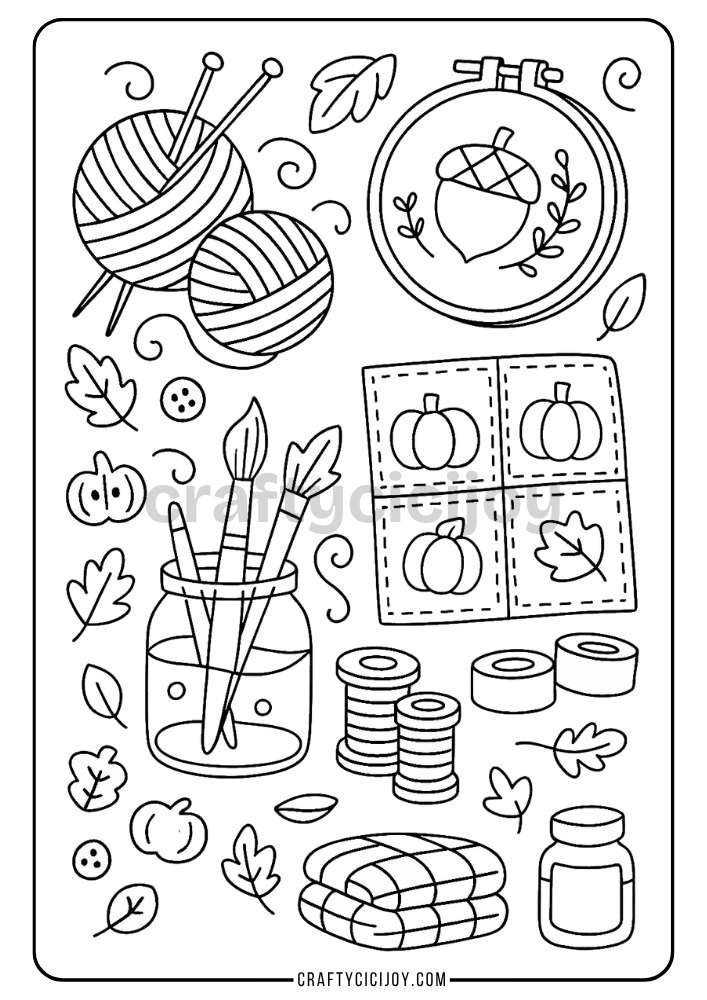 Free Printable Fall Coloring Pages (80 PDF's) 29 31