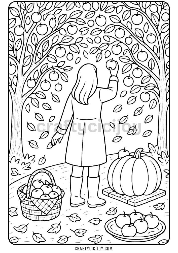 Free Printable Fall Coloring Pages (80 PDF's) 33 35