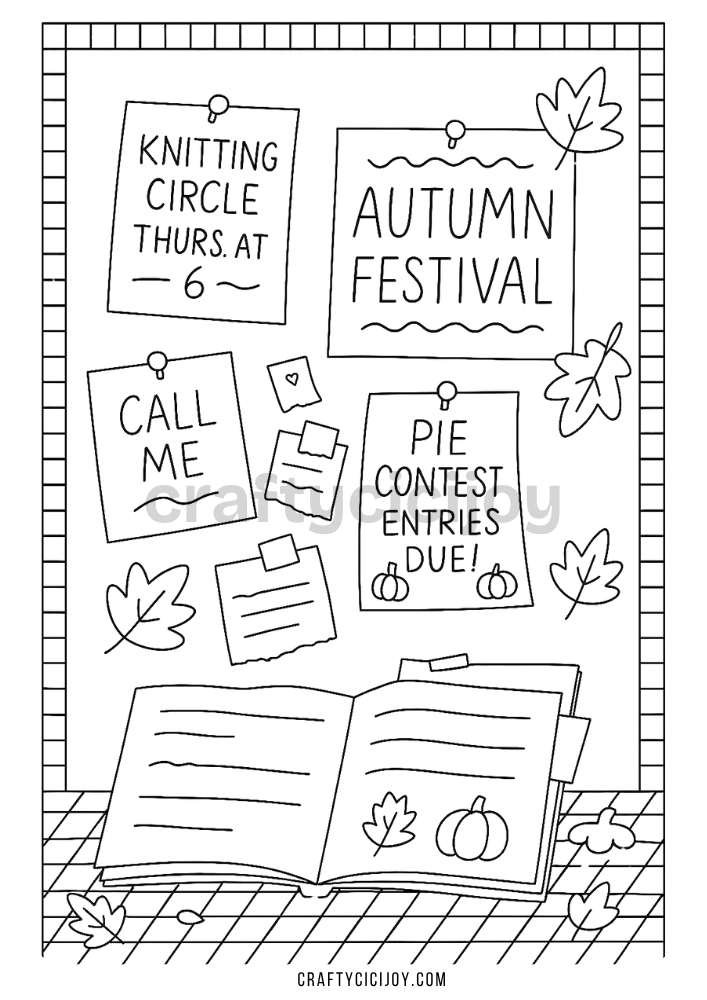 Free Printable Fall Coloring Pages (80 PDF's) 42 44