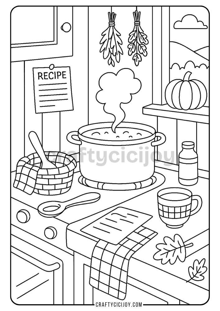 Free Printable Fall Coloring Pages (80 PDF's) 43 45