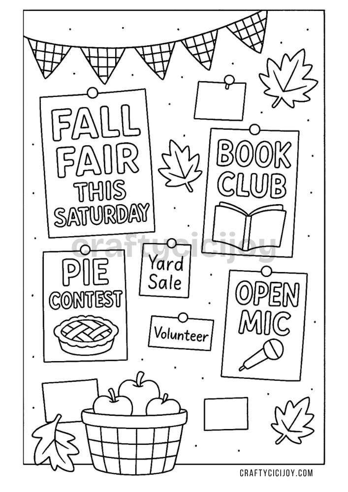Free Printable Fall Coloring Pages (80 PDF's) 46 49