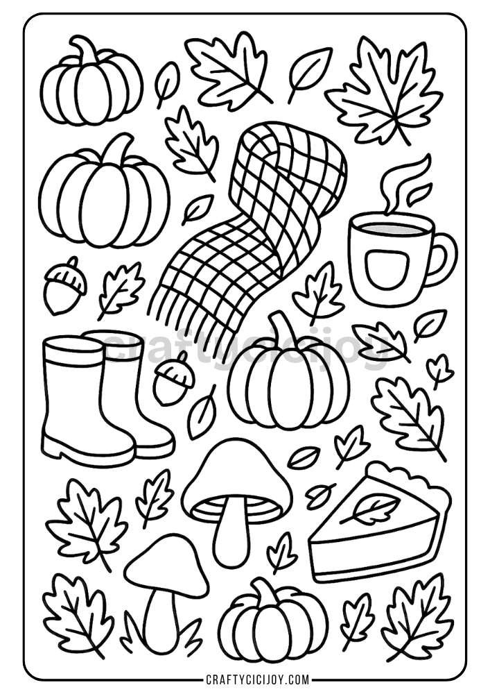 Free Printable Fall Coloring Pages (80 PDF's) 5 5