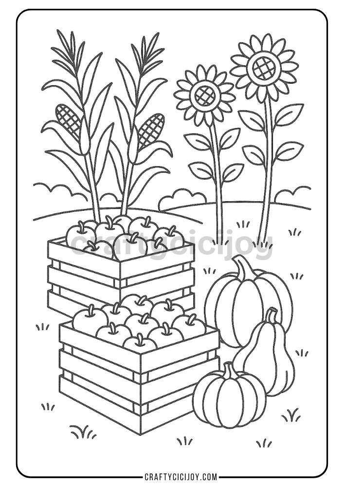Free Printable Fall Coloring Pages (80 PDF's) 52 58