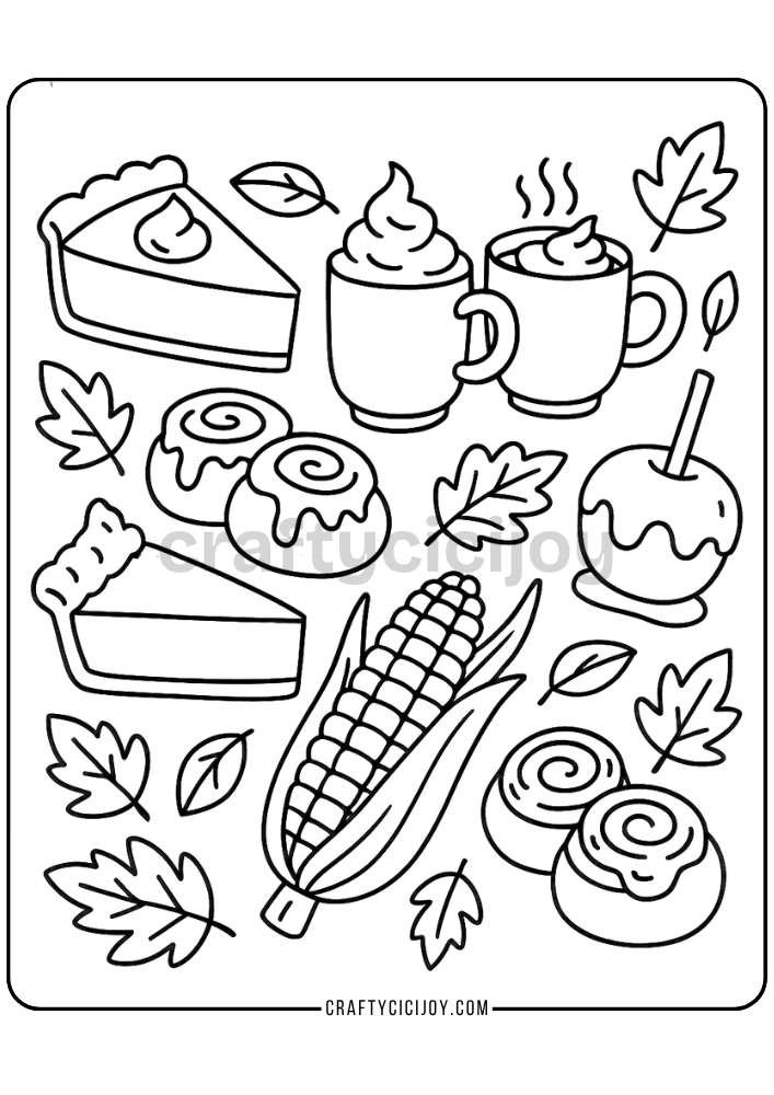 Free Printable Fall Coloring Pages (80 PDF's) 6 6