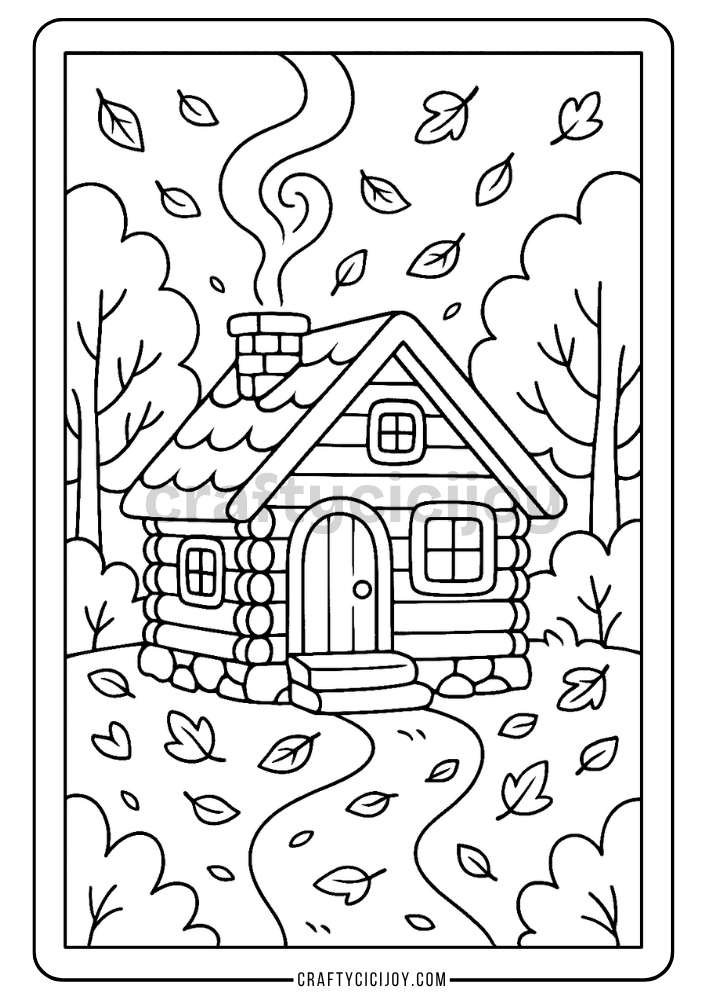 Free Printable Fall Coloring Pages (80 PDF's) 53 60