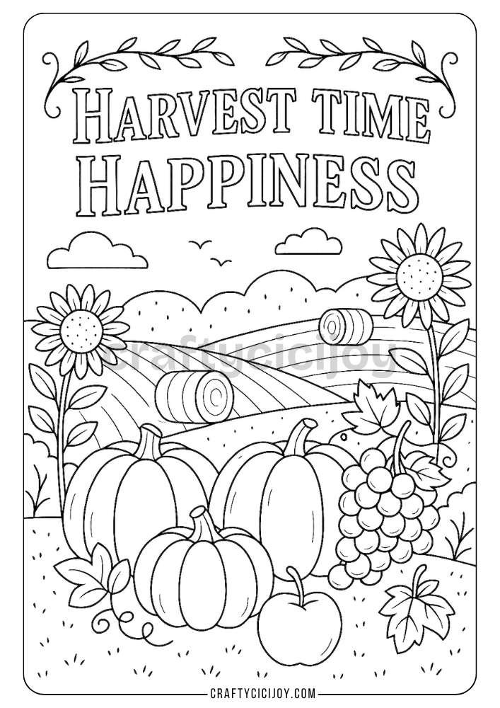 Free Printable Fall Coloring Pages (80 PDF's) 55 61