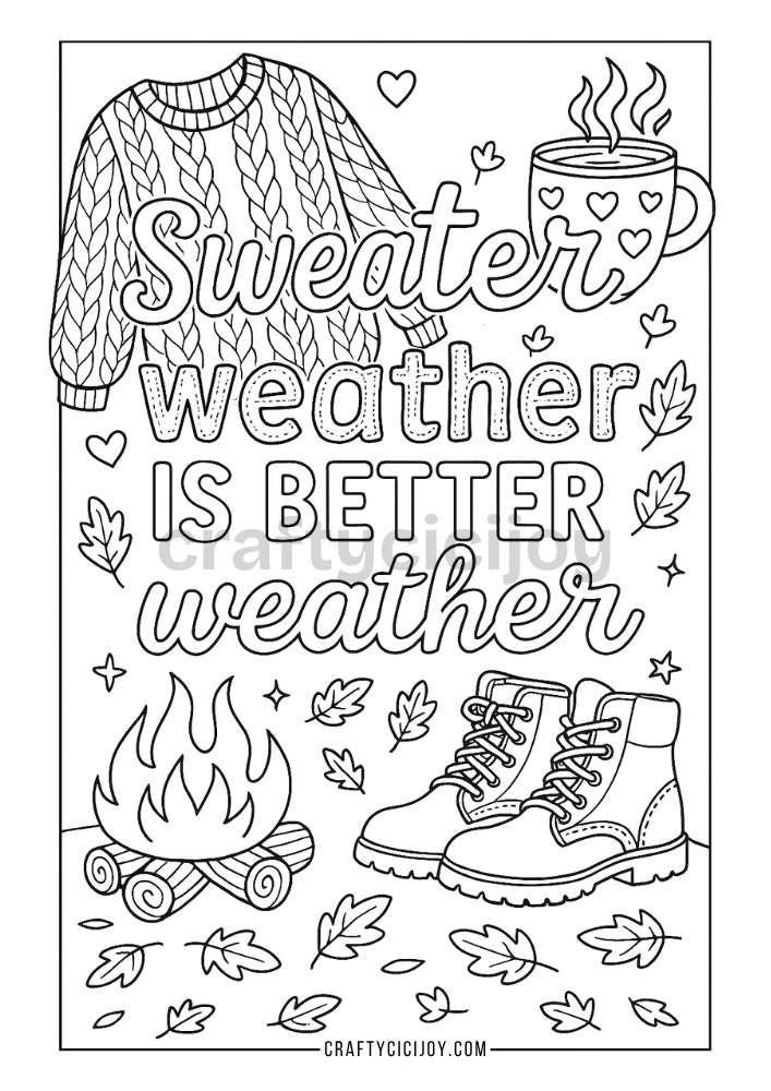 Free Printable Fall Coloring Pages (80 PDF's) 59 66