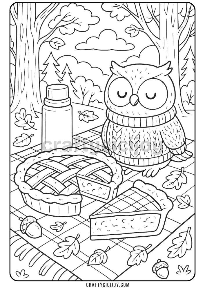 Free Printable Fall Coloring Pages (80 PDF's) 63 69