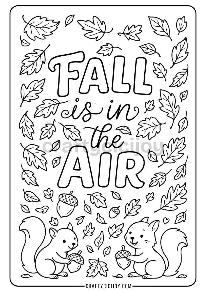 Free Printable Fall Coloring Pages (80 PDF's) 69 75