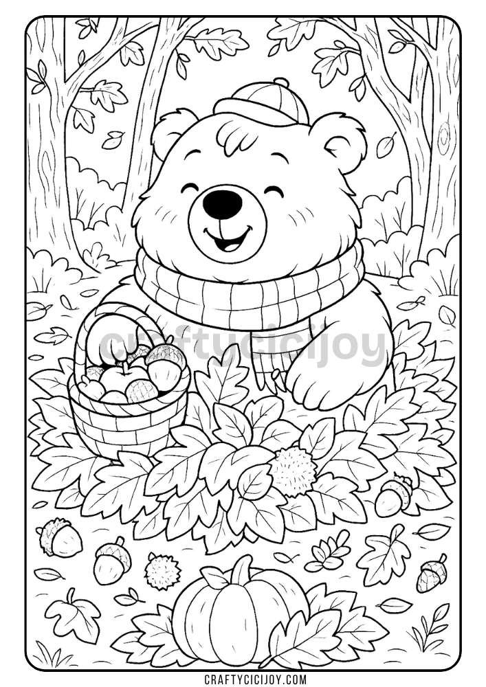 Free Printable Fall Coloring Pages (80 PDF's) 72 79