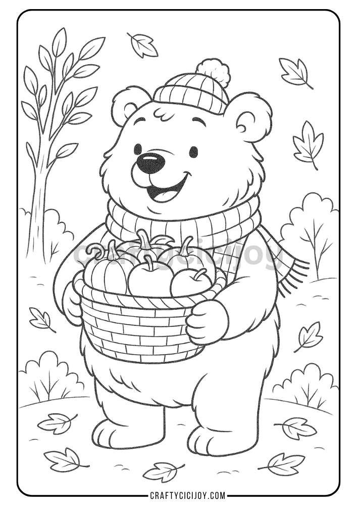 Free Printable Fall Coloring Pages (80 PDF's) 74 82