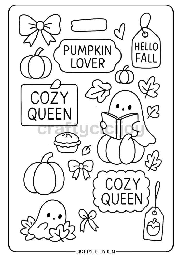 Free Printable Fall Coloring Pages (80 PDF's) 77 85