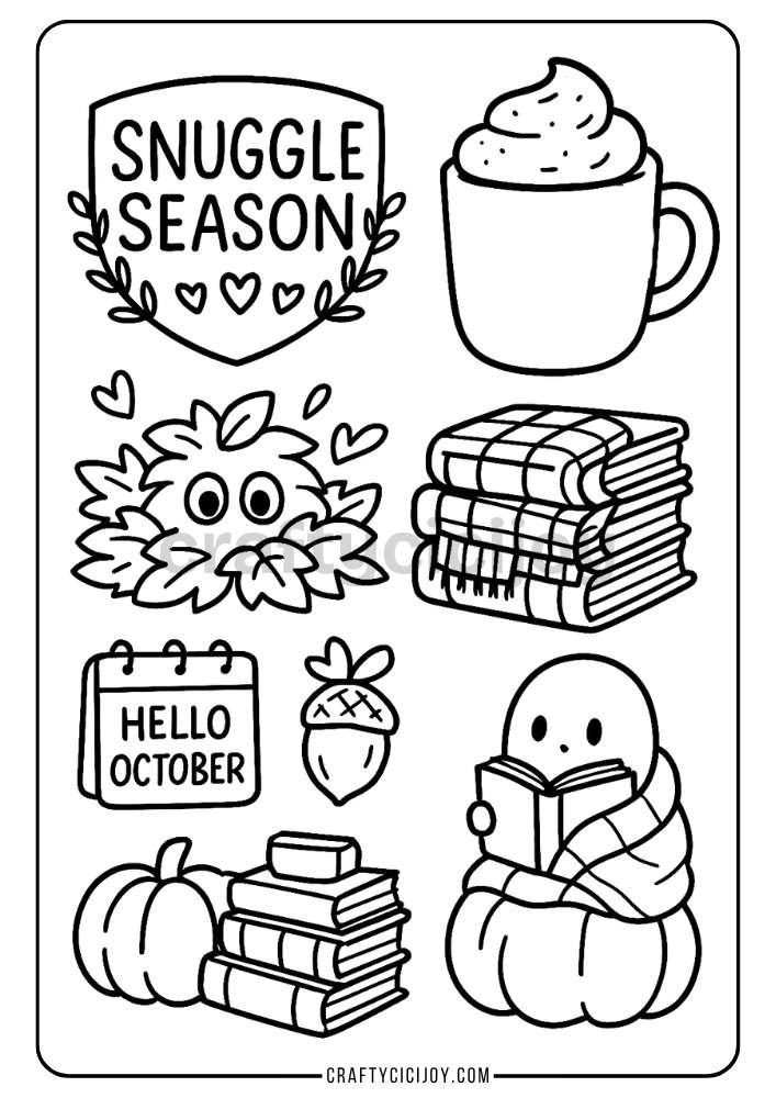 Free Printable Fall Coloring Pages (80 PDF's) 79 86