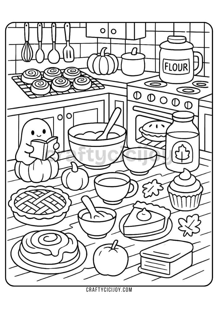 Free Printable Fall Coloring Pages (80 PDF's) 78 87