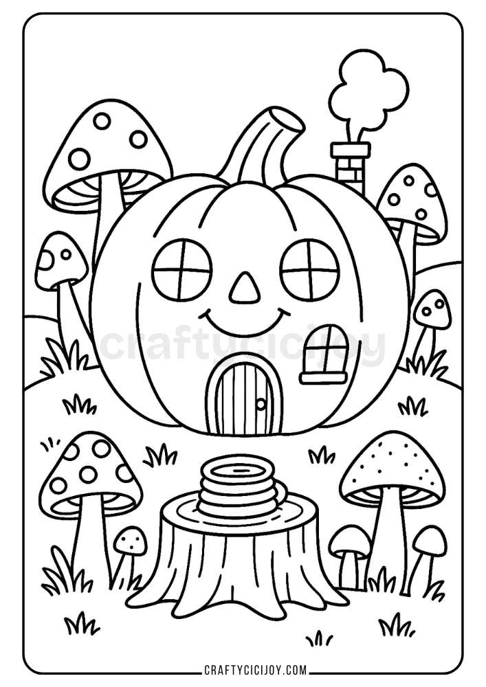 Printable Pumpkin Coloring Pages (10 Free PDF’s)