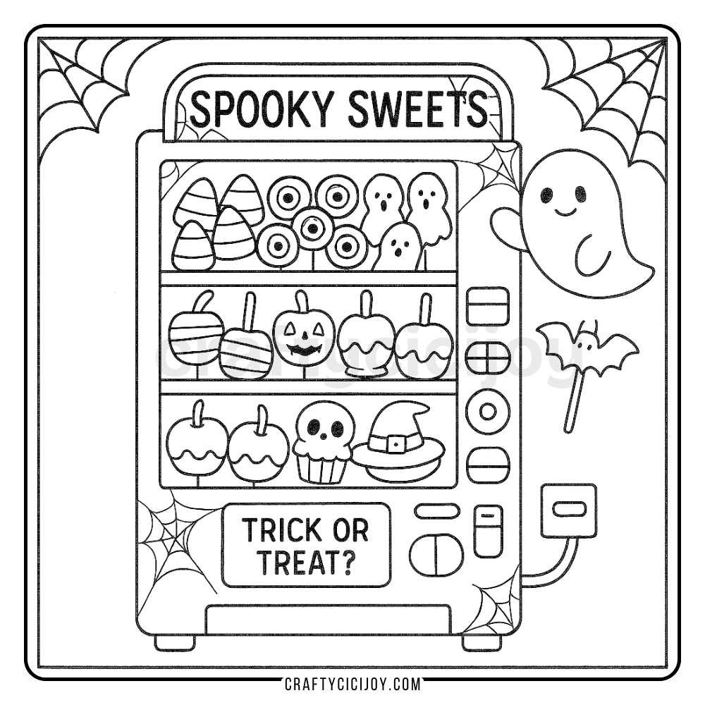 Free Cozy Halloween Coloring Pages (15 Printable PDFs) 10 10 1