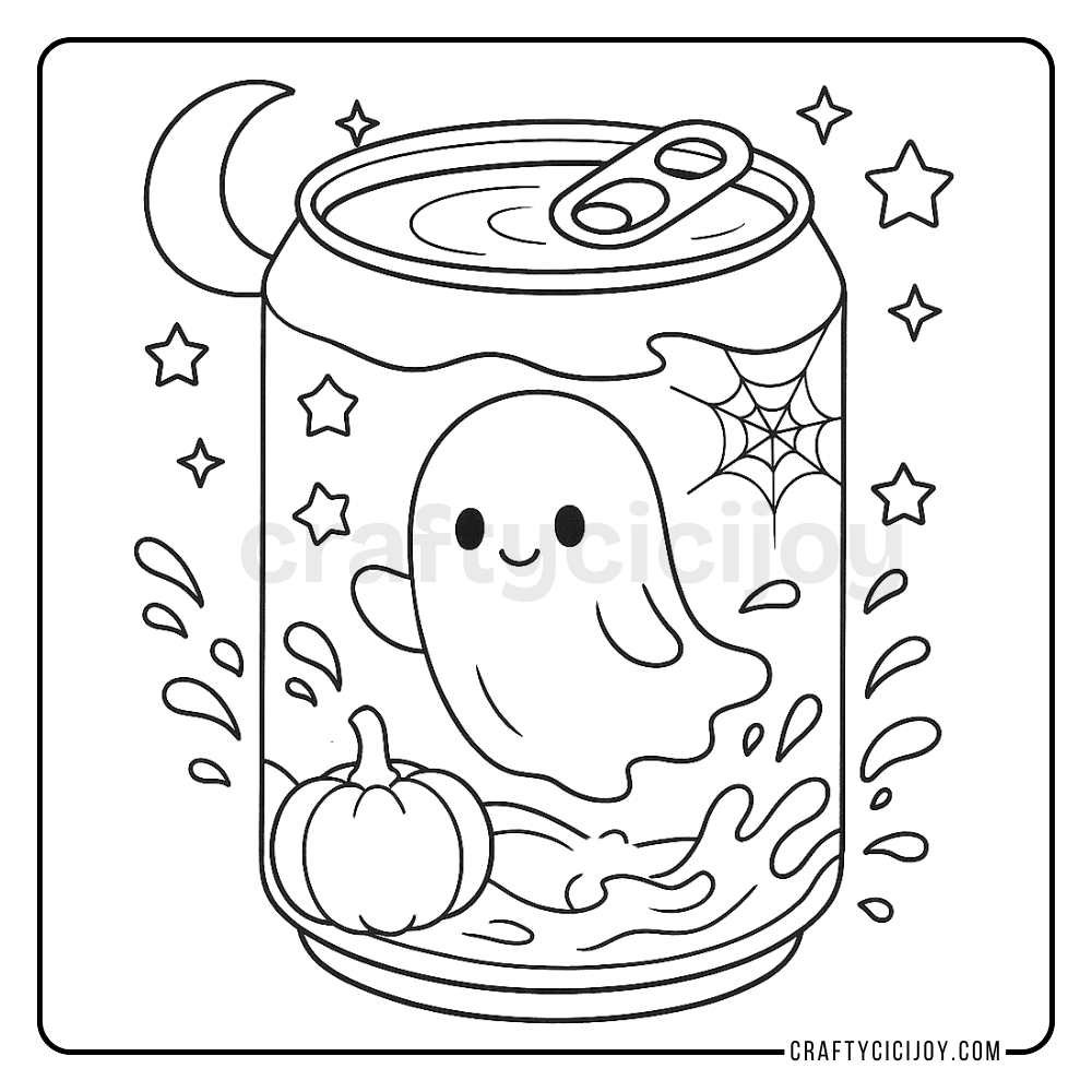 Free Cozy Halloween Coloring Pages (15 Printable PDFs) 11 11 1