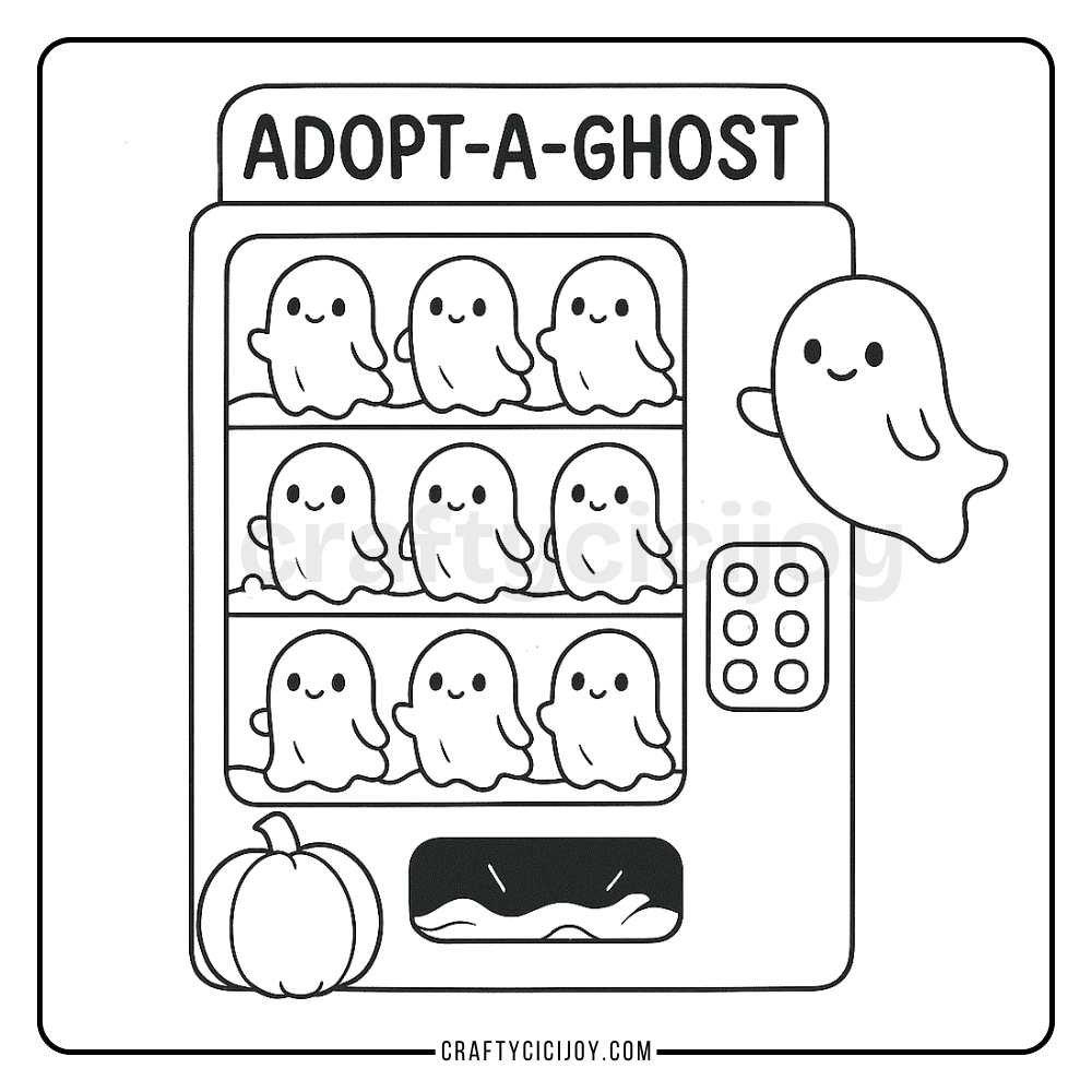 Free Cozy Halloween Coloring Pages (15 Printable PDFs) 13 13 1