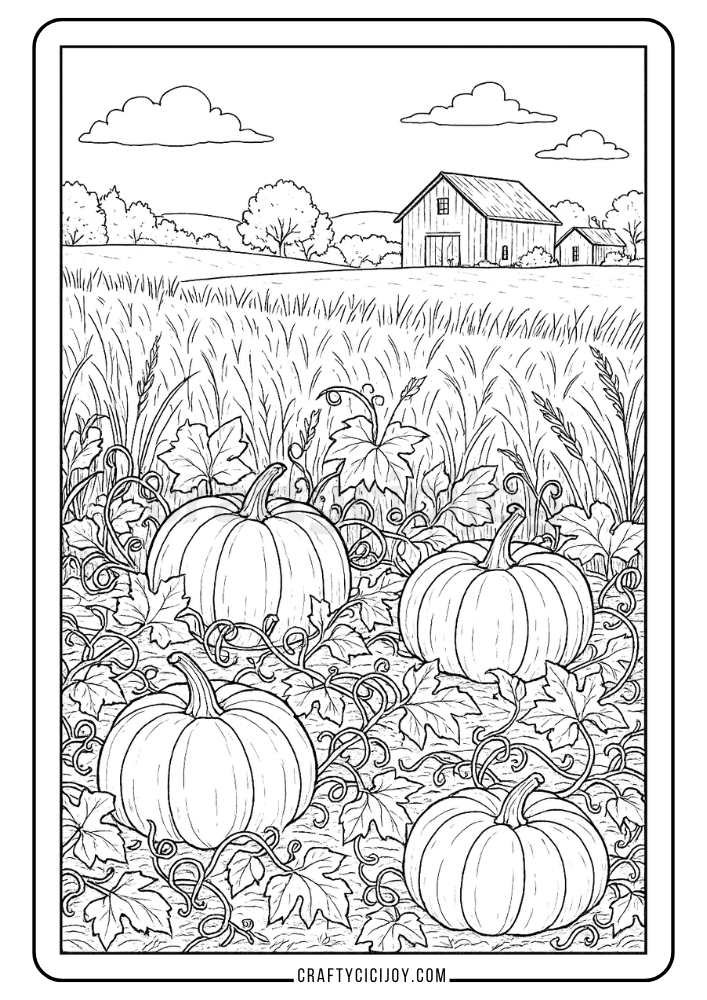 Adult Fall Coloring Pages 16