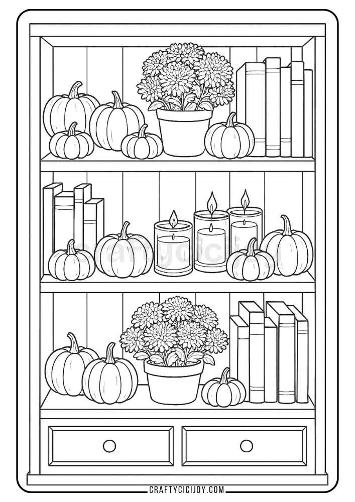 Adult Fall Coloring Pages 18