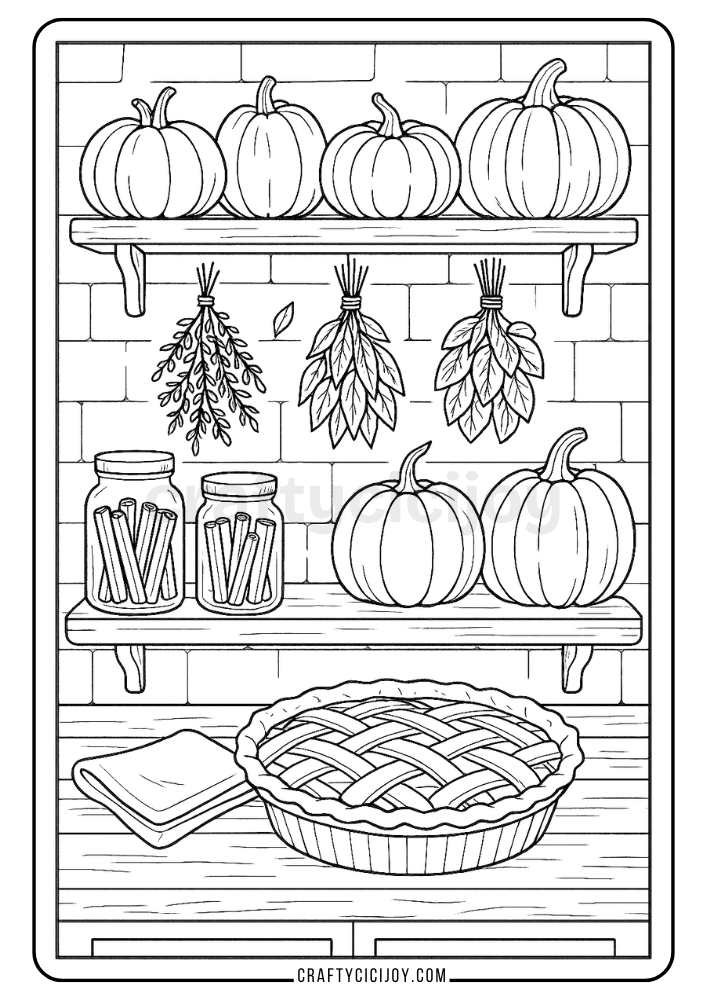 Adult Fall Coloring Pages 24