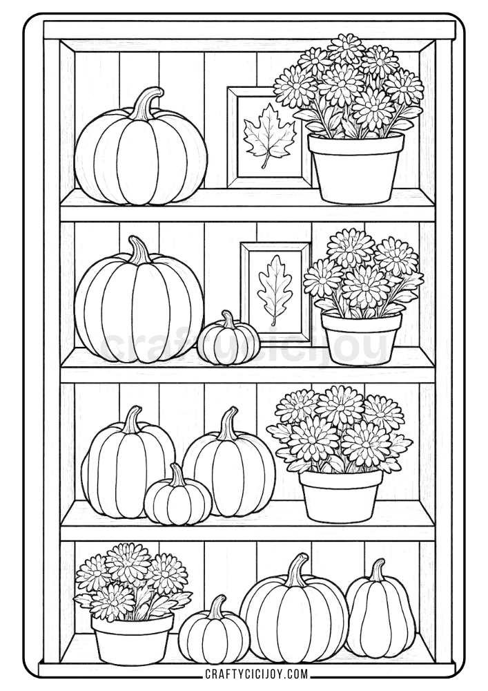Adult Fall Coloring Pages 4