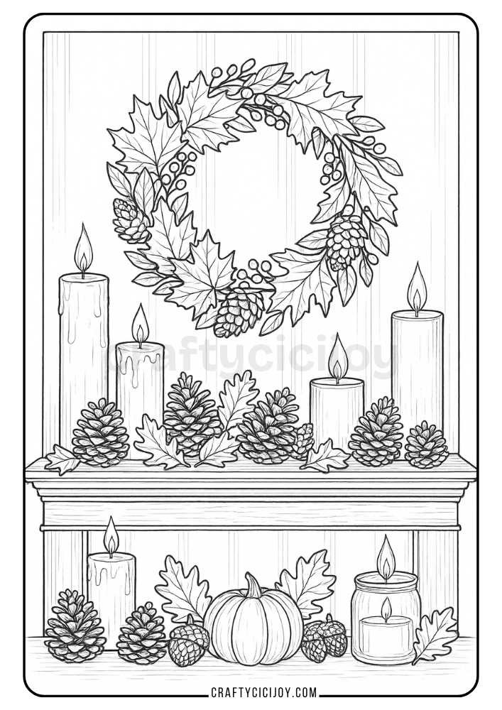 Adult Fall Coloring Pages 7