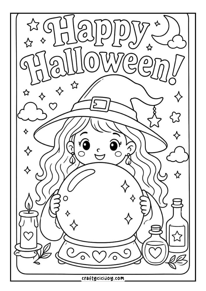 Halloween Coloring Page 10 1