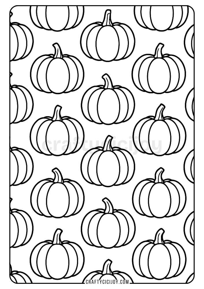 Pumpkin Coloring Sheets (10 Free Printable PDF's) 3 Printable Pumpkin Coloring Pages 3