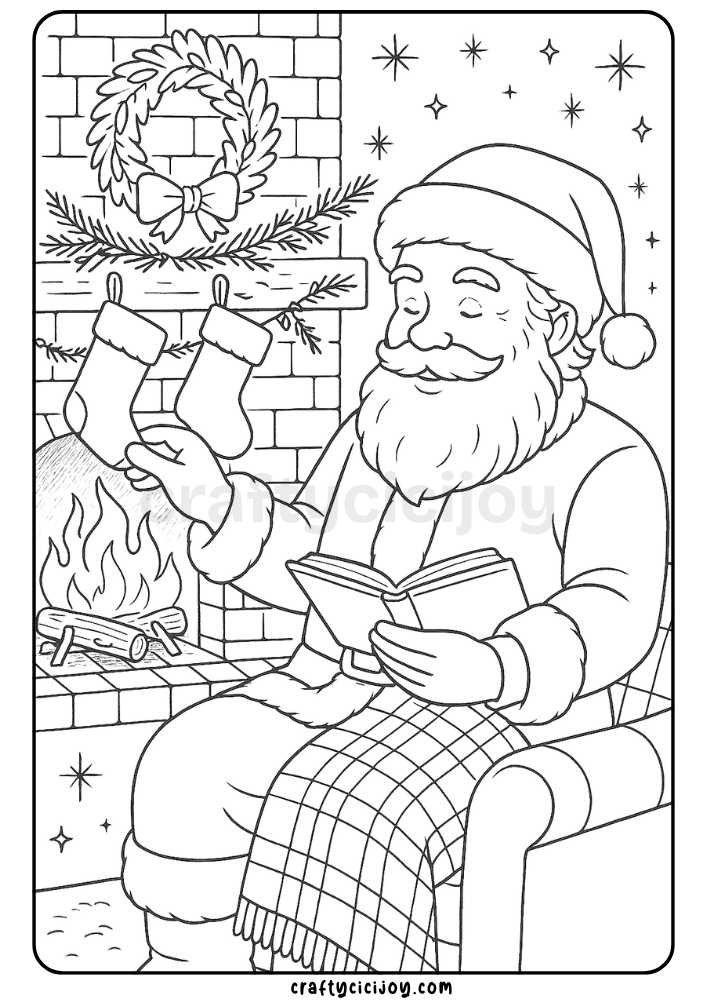 Christmas Coloring Pages 1 1