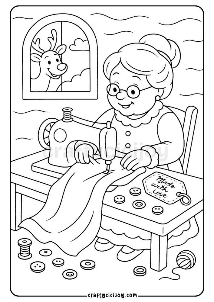 Christmas Coloring Sheet 11