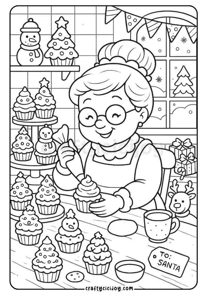 Christmas Coloring Sheet 14