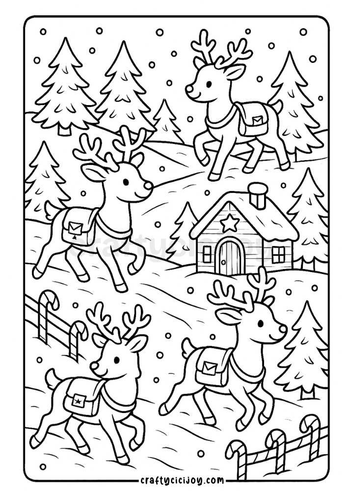 Christmas Coloring Sheet 17