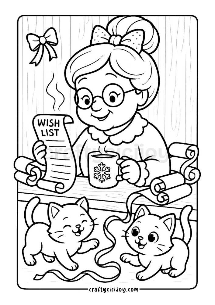 Christmas Coloring Sheet 19