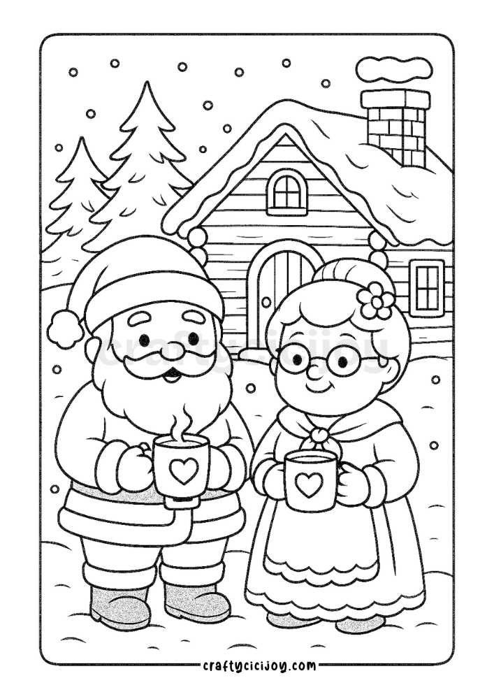 Christmas Coloring Sheet 21