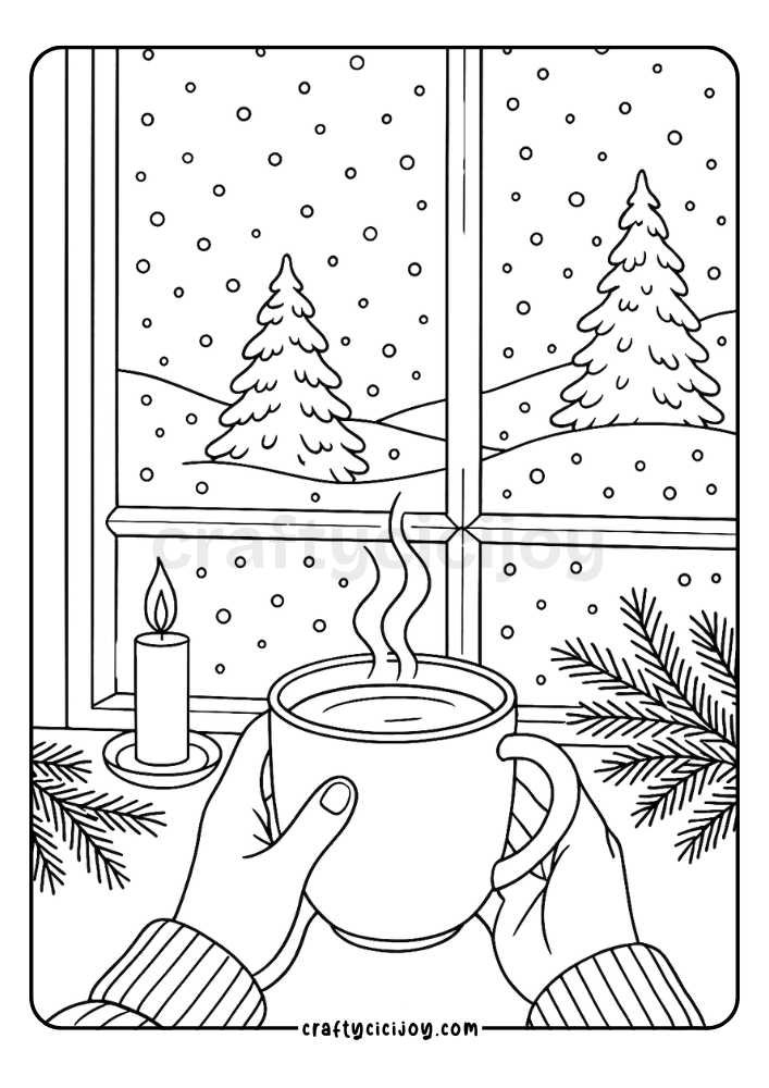 Christmas Coloring Sheet 23