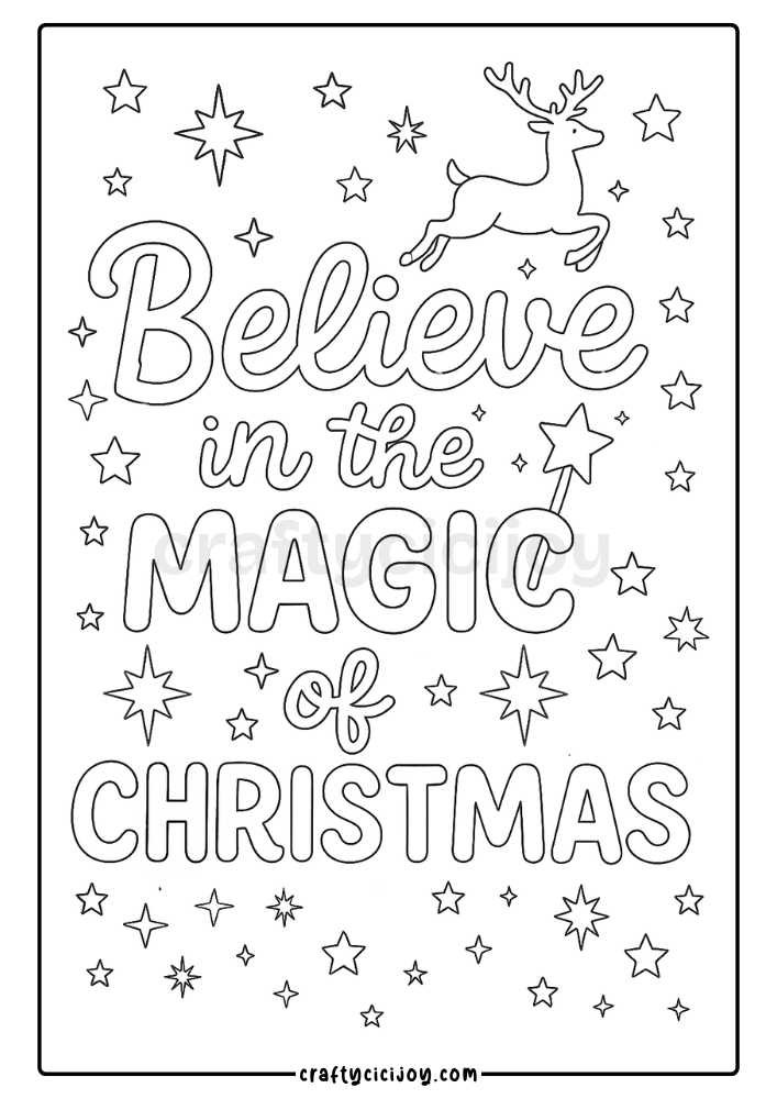Christmas Coloring Sheet 26