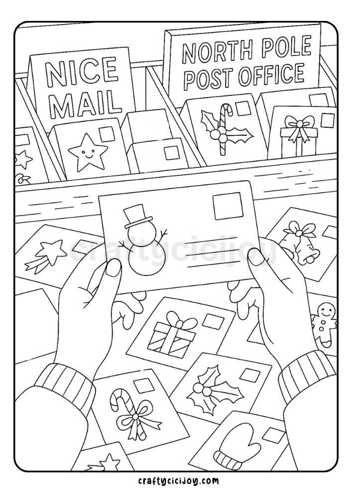 Christmas Coloring Sheet 28