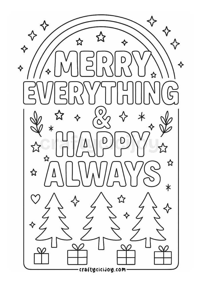 Christmas Coloring Sheet 30
