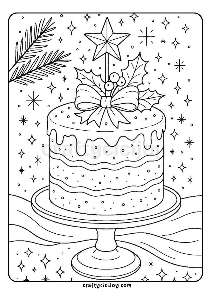 Christmas Coloring Sheet 9