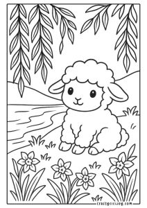 Lamb Coloring Pages (30 Free Printable PDFs)