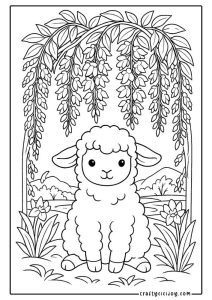 Lamb Coloring Pages (30 Free Printable PDFs)