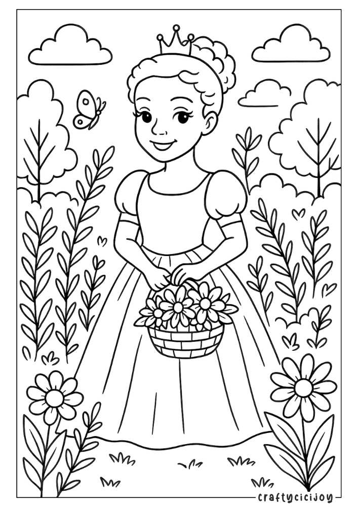 Princess Coloring Sheets 2