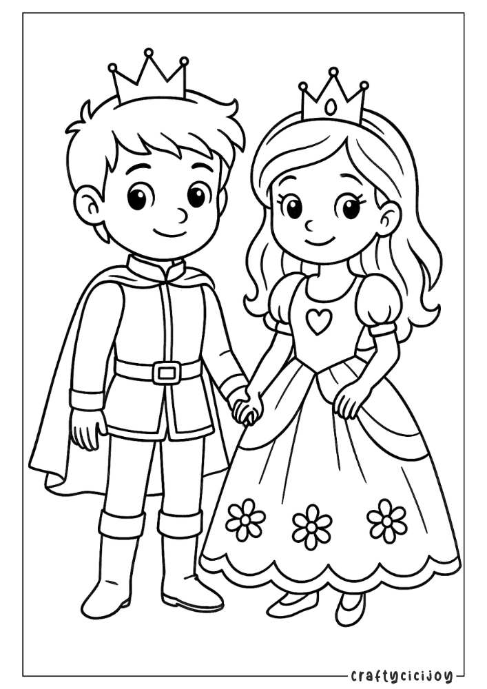Princess Coloring Sheets
