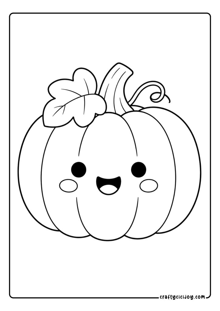 Fall Coloring Pages for Toddlers 7