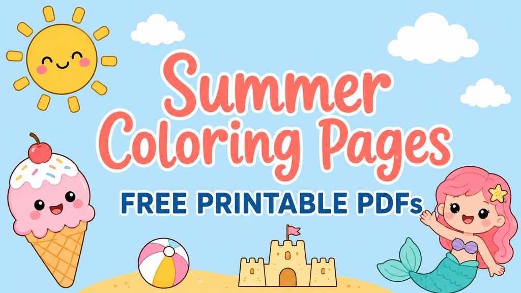 Summer Coloring Pages
