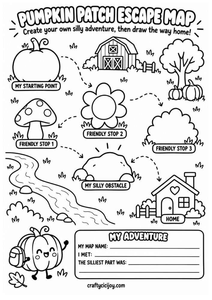 30 Free Printable Fall Activity Sheets For Kids (PDFs) - CraftyCiciJoy
